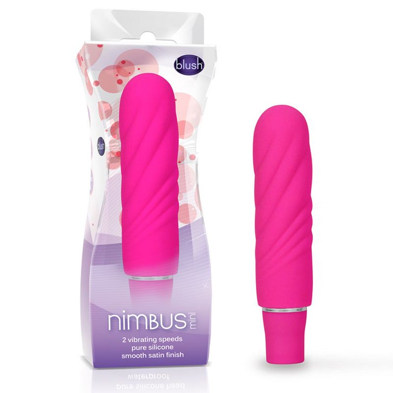 Blush Luxe Nimbus Mini Silicone Vibrator Pink