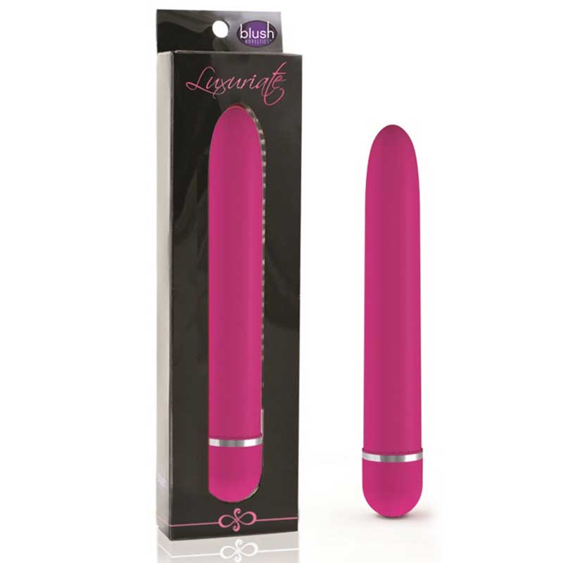 Blush Rose Luxuriate Classic Slimline Vibrator Pink