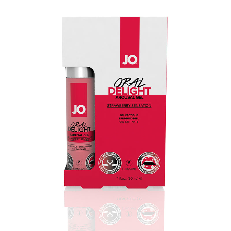 JO Oral Delight - Strawberry -  1 fl oz / 30 ml