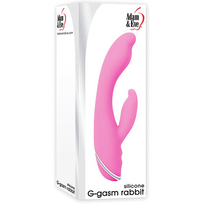 Adam & Eve G-Gasm Silicone Rabbit Vibrator Pink