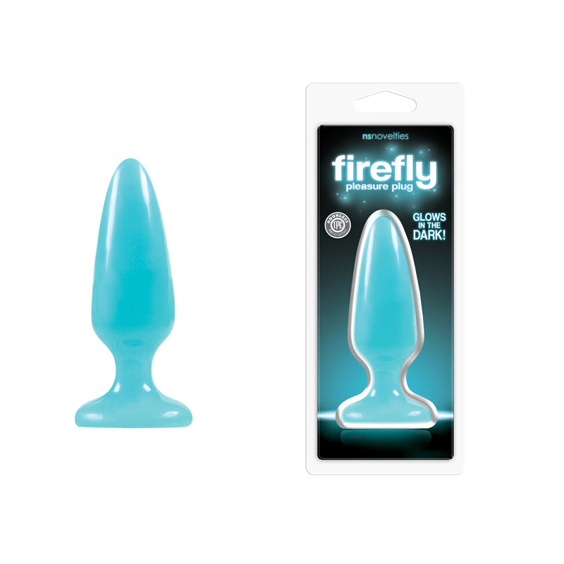 Firefly Pleasure Plug Glow In The Dark Medium Blue