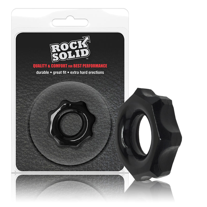 Rock Solid Gear Black C Ring in a Clamshell