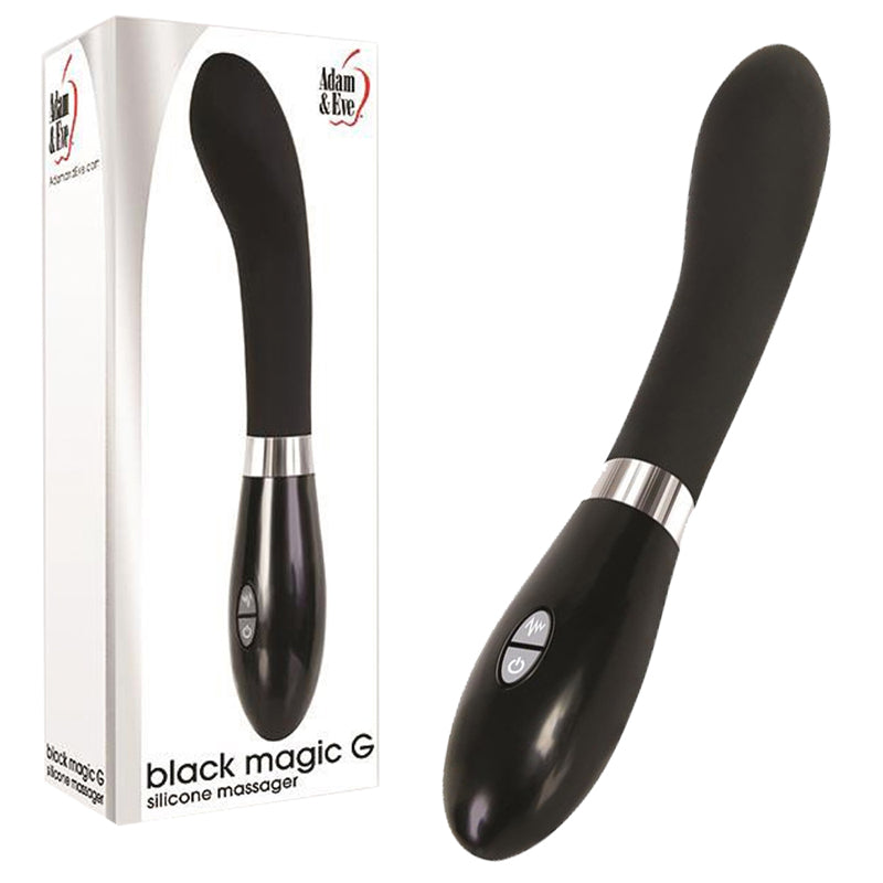 Adam & Eve Black Magic Silicone G-Spot Vibrator