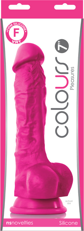 Colours Pleasures 7in Dildo Pink