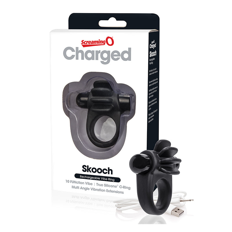 Screaming O Charged Skooch Ring - Black