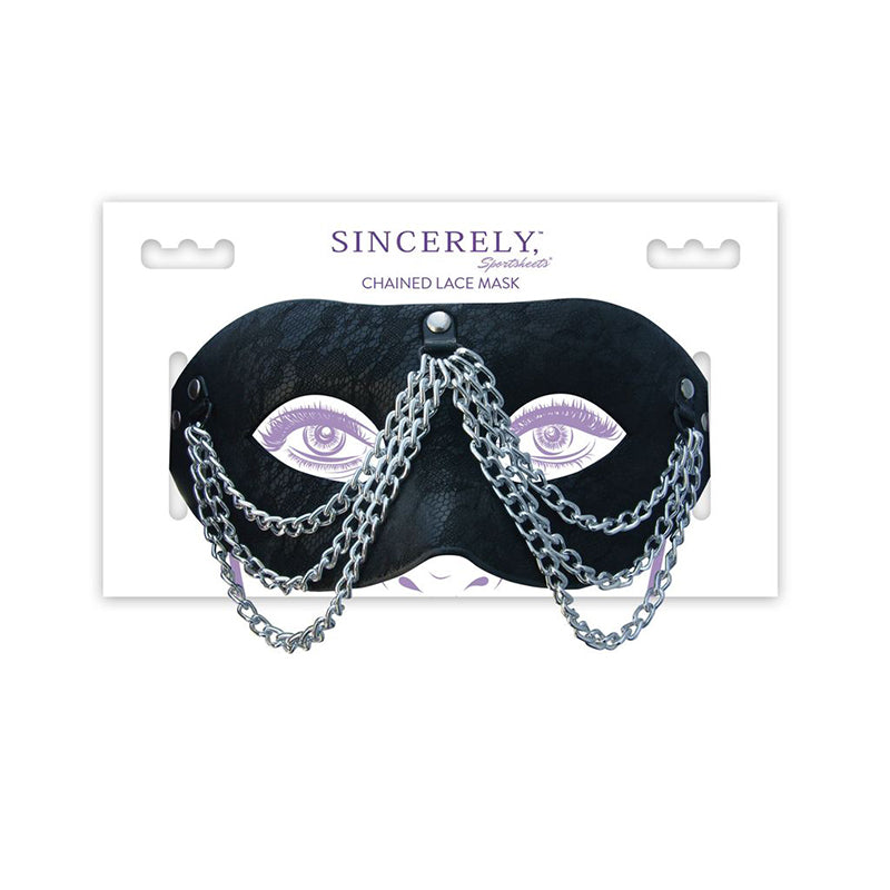 Sincerely, Sportsheets Chained Lace Mask
