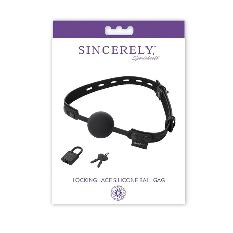 Sincerely, Sportsheets Lace Silicone Ball Gag