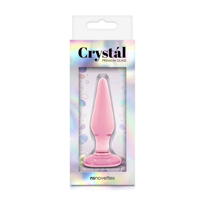 Crystal Tapered Plug Small Pink