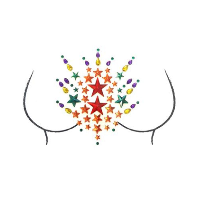 Neva Nude Pride Tribe Crystal Jewel BodiStix Body Sticker