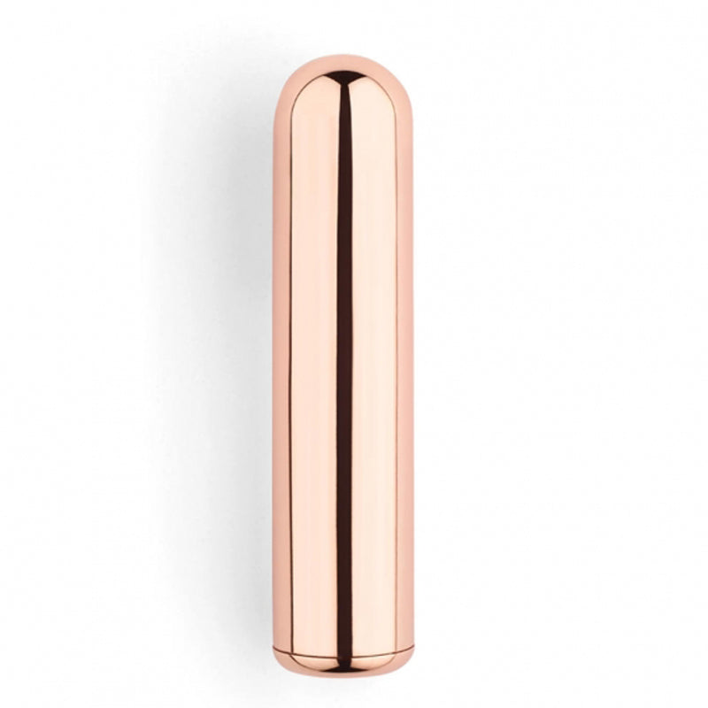 Le Wand Chrome Bullet Rechargeable Vibrator Rose Gold