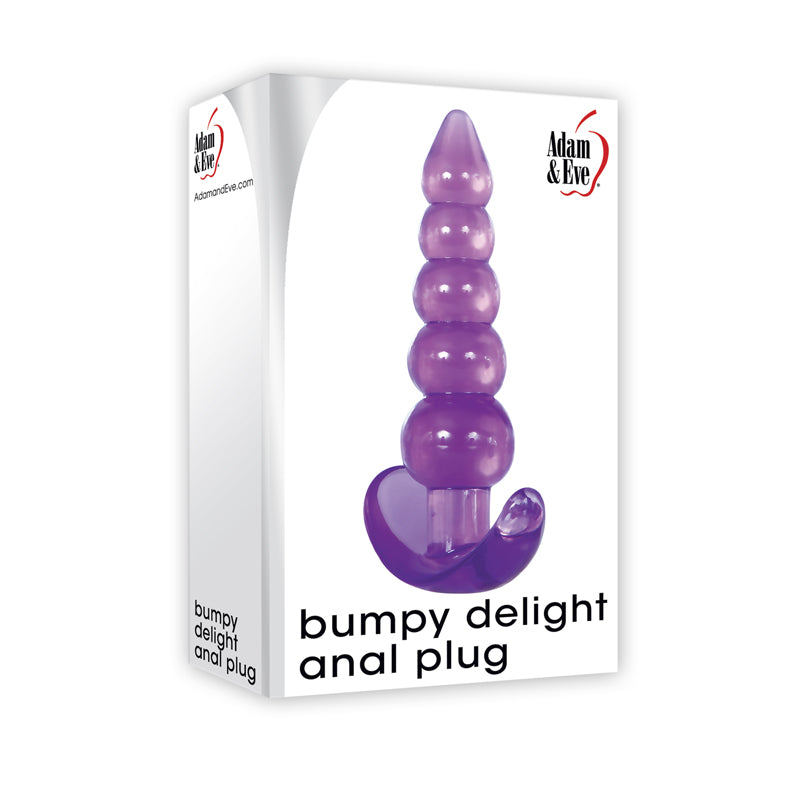 Adam & Eve Bumpy Delight Anal Plug Purple