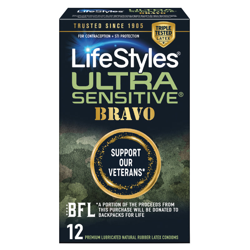 Lifestyles Ultra Sensitive Bravo 12-Pack