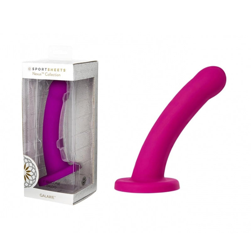Sportsheets Nexus Collection Galaxie 7 in. Silicone Dildo with Suction Cup Plum