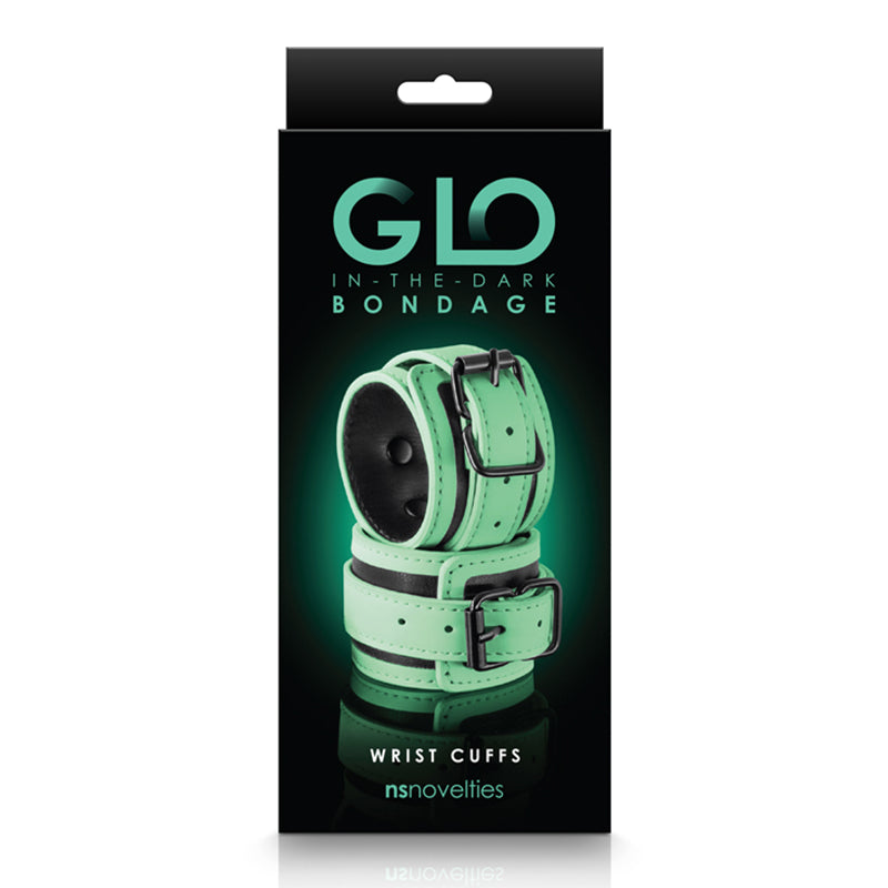 GLO Bondage Wrist Cuff Green
