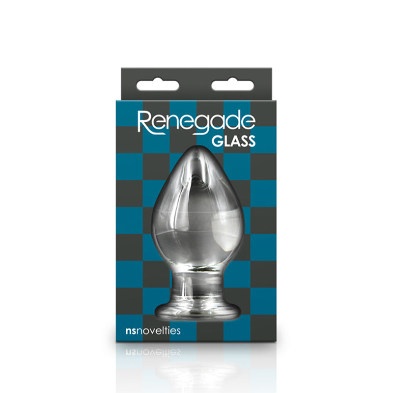 Renegade Glass Knight Anal Plug - Clear