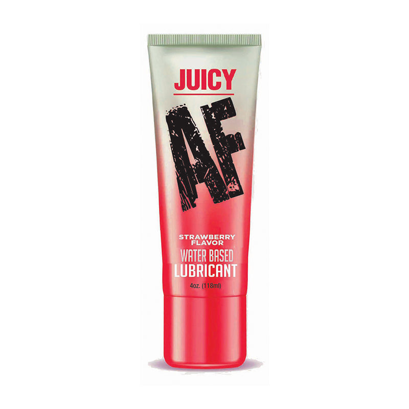 Juicy AF Water-Based Lube - Strawberry 4 oz.