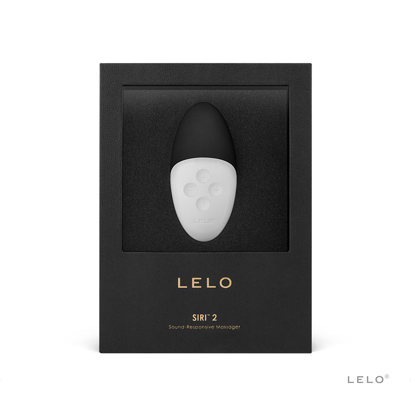 LELO SIRI 2 Rechargeable Sound-Responsive Vibrator Black