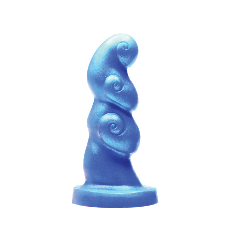 Tantus Hookah Textured Dildo Azure Blue (Bag)