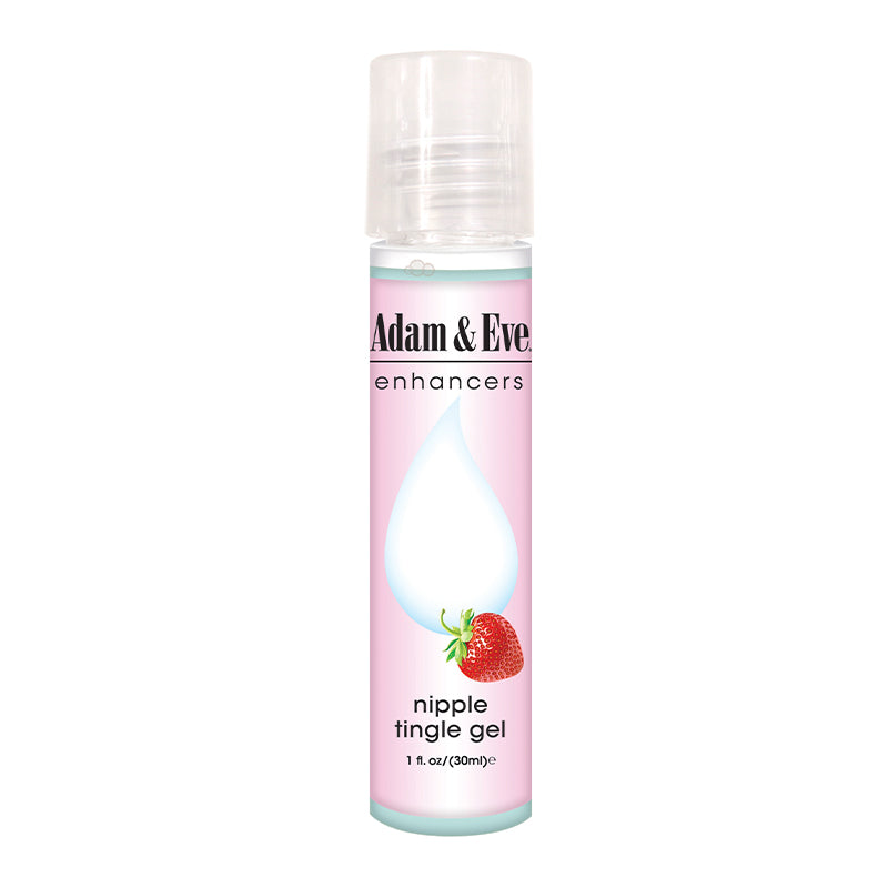Adam & Eve Enhancers Nipple Tingle Gel Strawberry 30 ml / 1 oz.