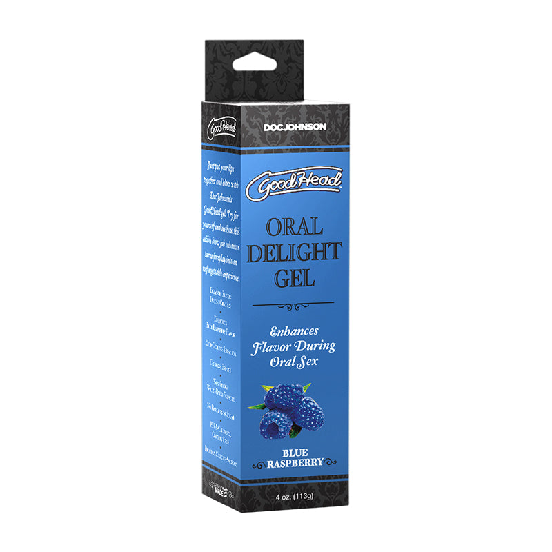 GoodHead Oral Delight Gel Blue Raspberry 4 oz.