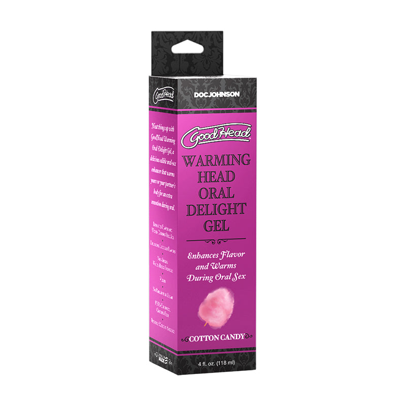 GoodHead Warming Head Oral Delight Gel Cotton Candy 4 oz.