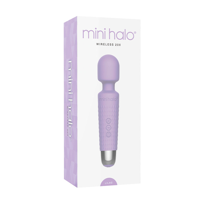 Mini Halo Wireless Wand 20X Silicone Liliac