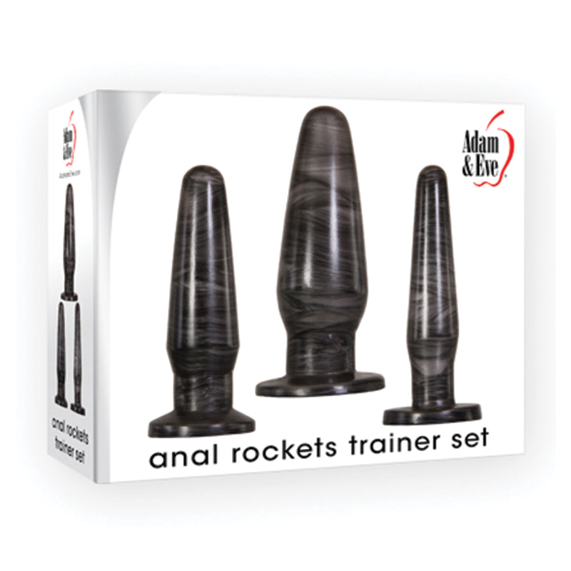 Adam & Eve 3-Piece Anal Rockets Trainer Anal Plug Set