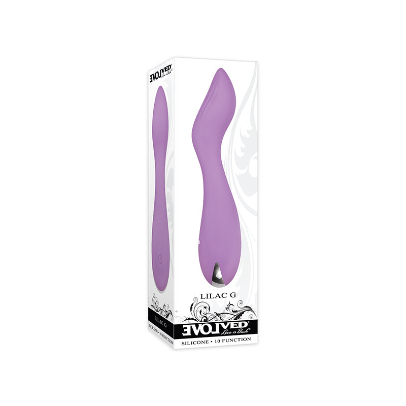 Evolved Lilac G Rechargeable Silicone G-Spot Vibrator Purple