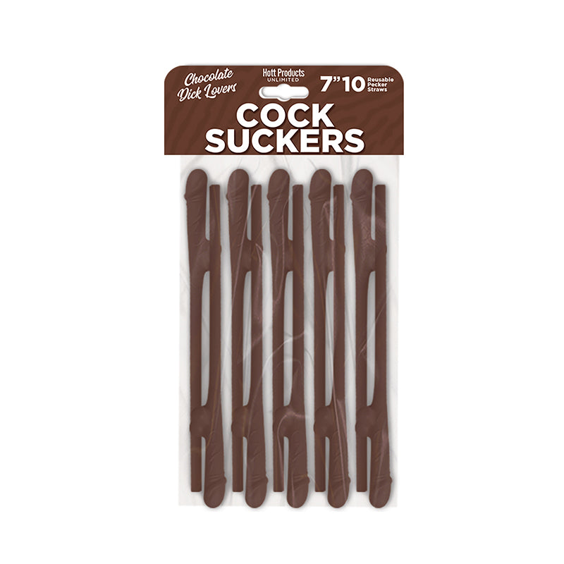 Skins Pecker Straws Chocolate Lovers (10-Pack)