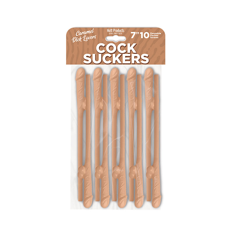 Skins Pecker Straws Caramel Lovers (10-Pack)