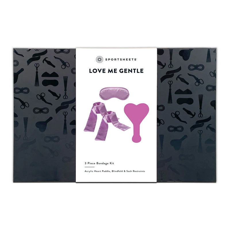 Sportsheets Love Me Gentle 3-Piece Bondage Kit Purple