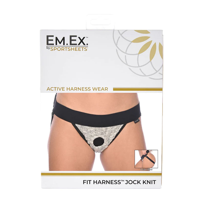 Sportsheets Em.Ex. Fit Harness Jock Knit Adjustable XS-L