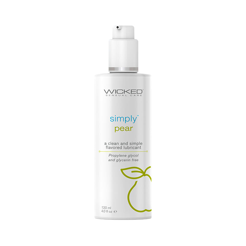 Wicked Simply Flavored Lube Pear 4 oz.