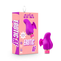 Blush Aria Erotic AF Rechargeable Silicone Mini Vibrator Plum