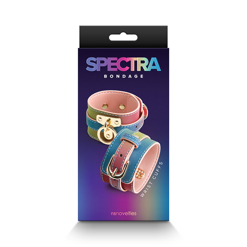 Spectra Bondage Wrist Cuff Rainbow