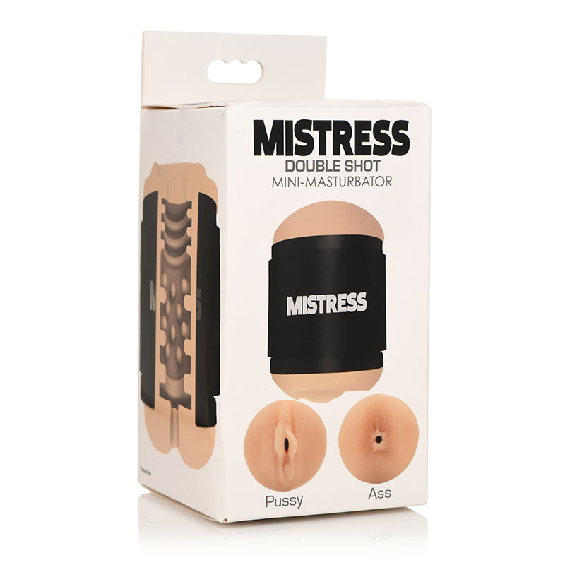 Curve Toys Mistress Double Shot Mini Masturbator Pussy &amp; Ass Light