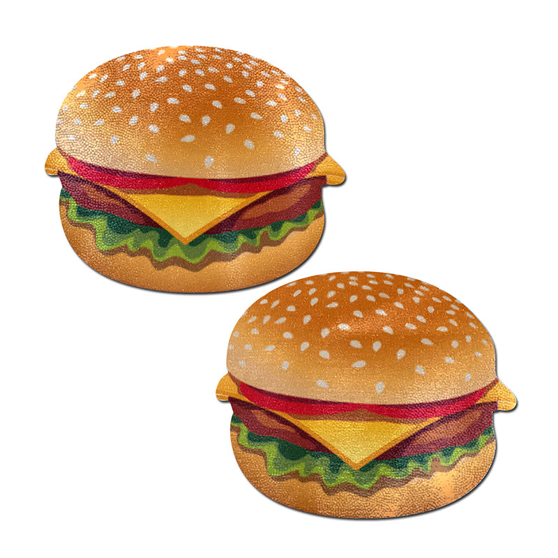 Pastease Burger: Delicious Cheeseburger Nipple Pasties