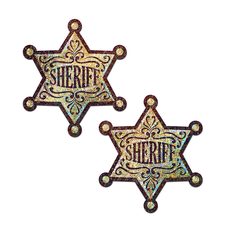 Pastease Sheriff Star: Glittering Golden Sheriff&