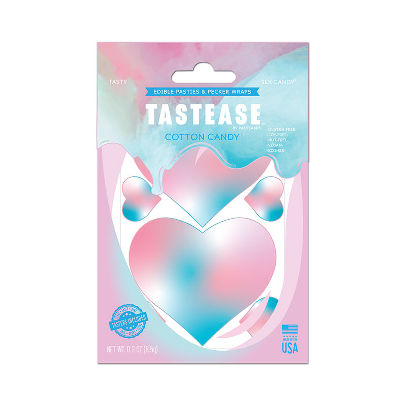 Tastease by Pastease Cotton Candy Edible Pasties &amp; Pecker Wraps