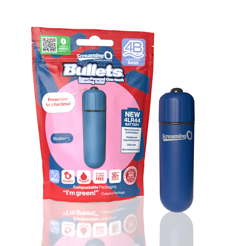 Screaming O 4B Bullet Vibrator Blueberry