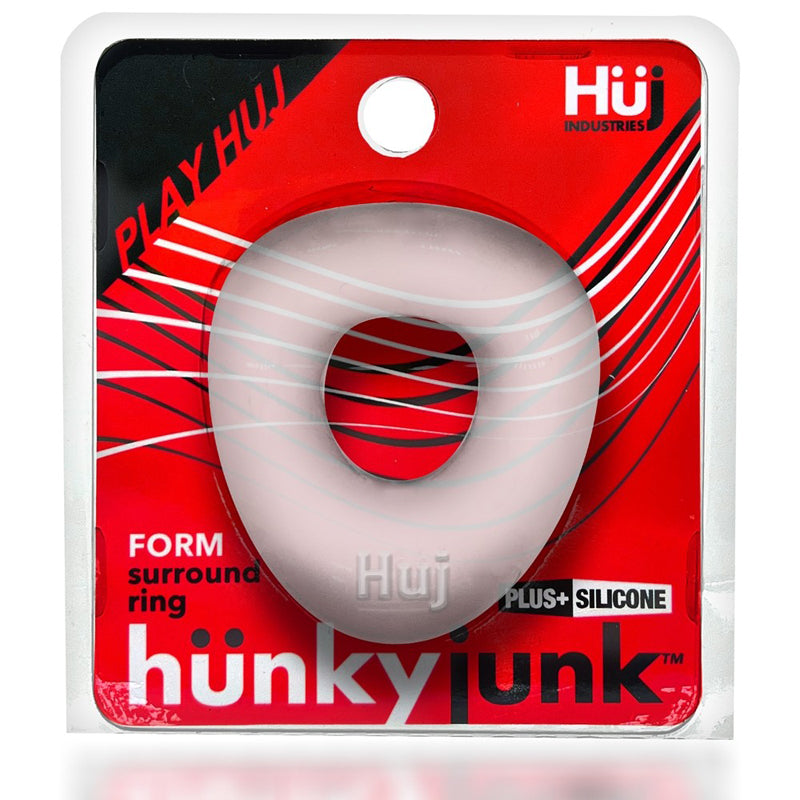 Hunkyjunk Form Surround Cockring Clear Ice