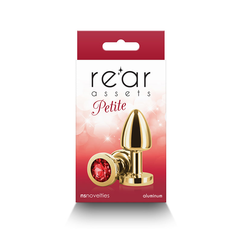 Rear Assets Petite Anal Plug Gold/Red