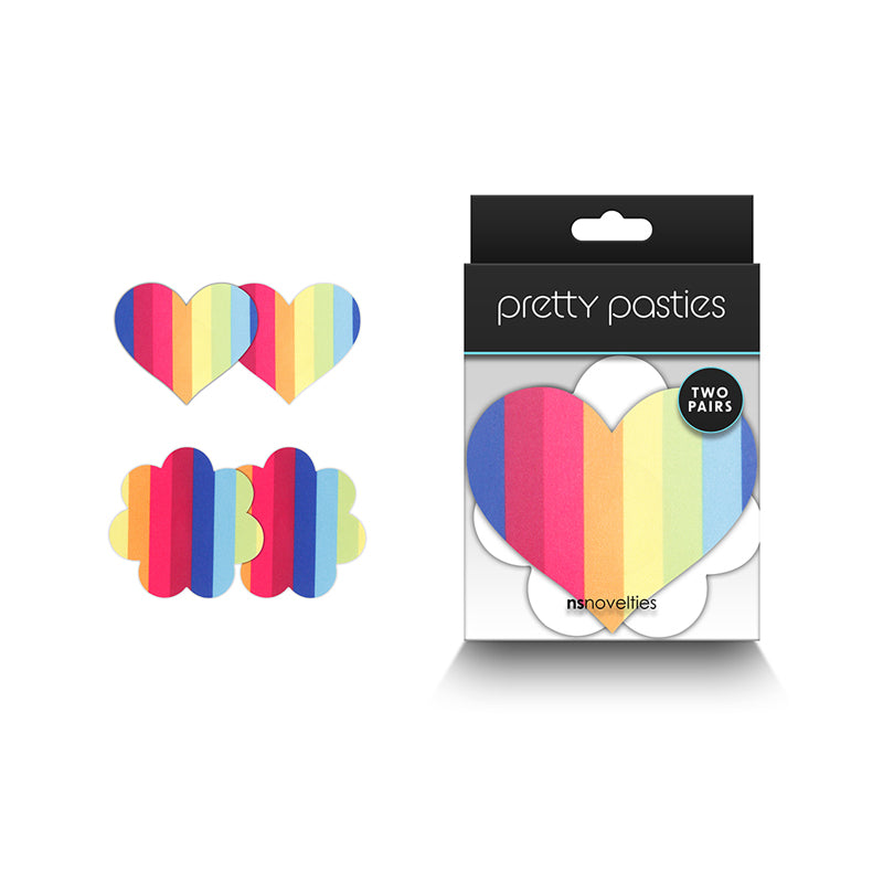 Pretty Pasties Pride Heart&Flow Rain 2pr