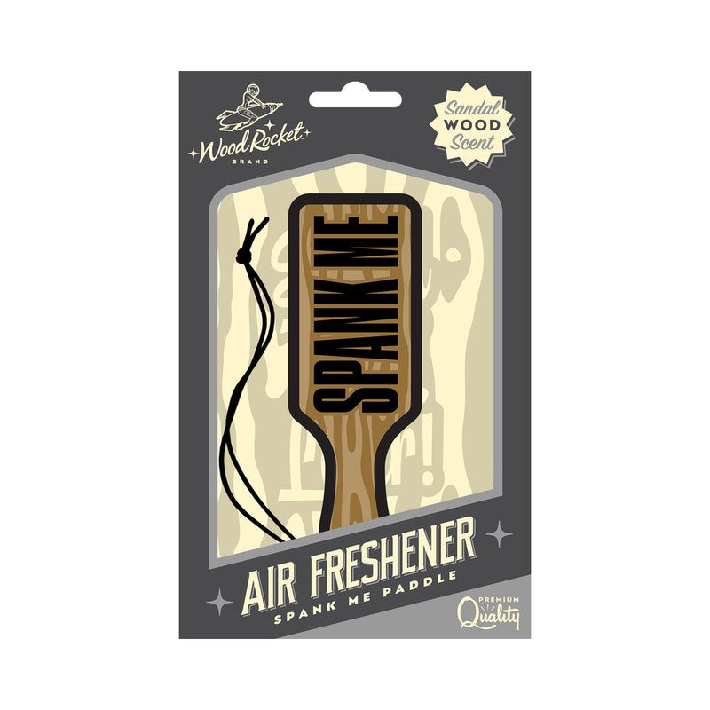 Wood Rocket Air Freshener Spank Me Paddle