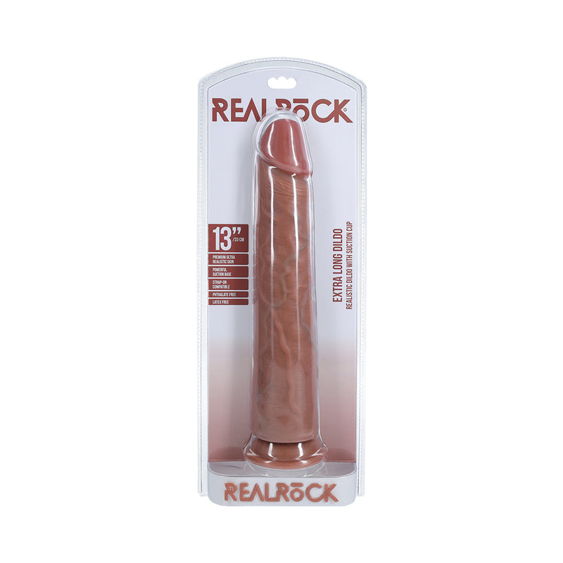 RealRock Extra Long 13 in. Dildo Tan