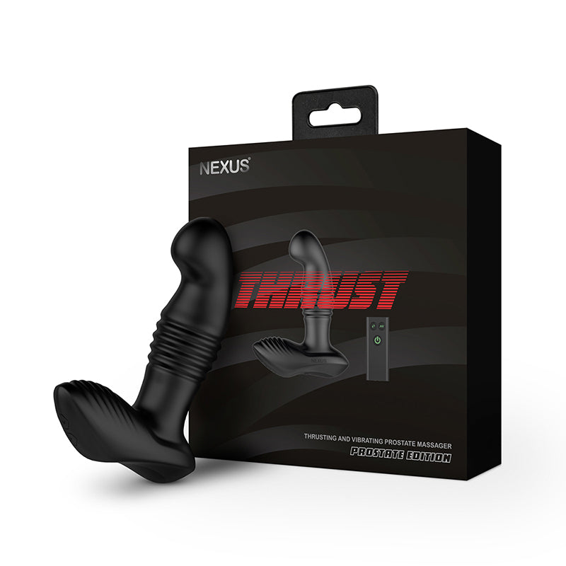 Nexus Thrust Prostate Edition Thrusting Vibrating Prostate and Perineum Massager Black