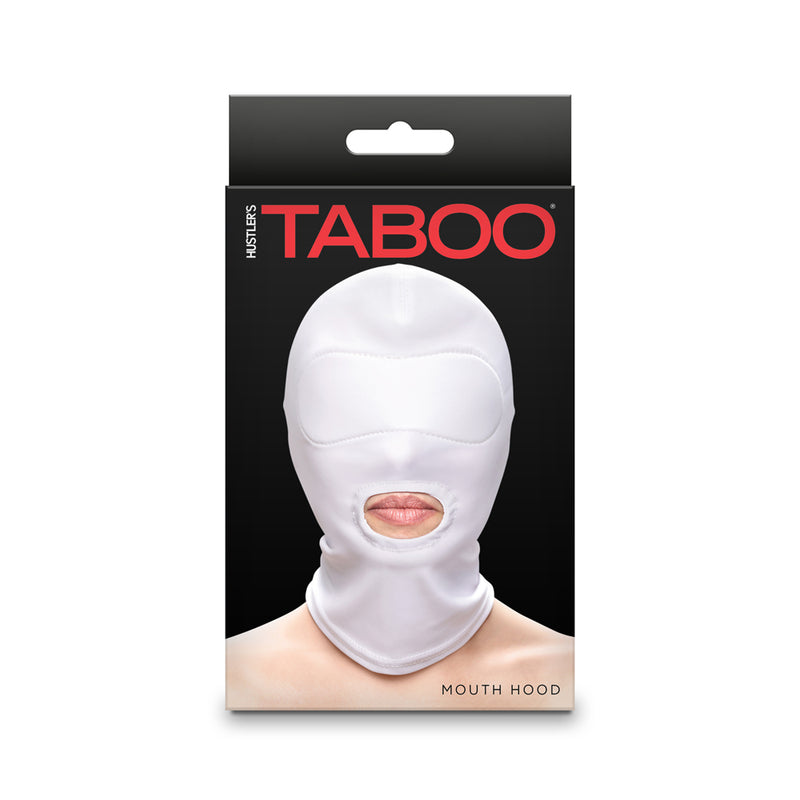 Hustler Taboo Mouth Hood White