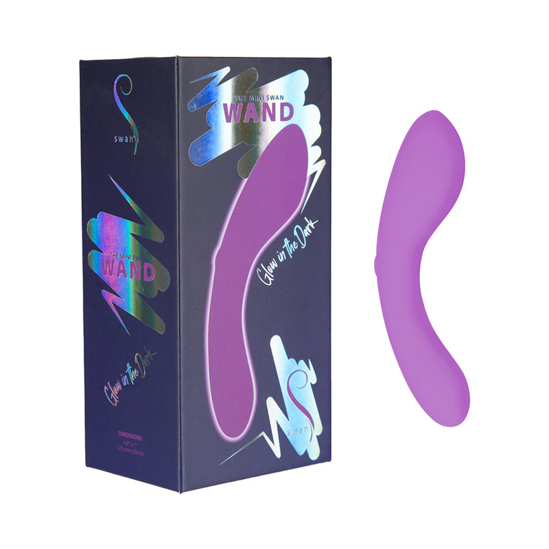 Swan The Mini Swan Wand Glow-in-the-Dark Purple